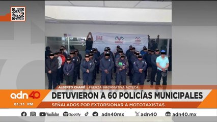Detuvieron a más de 60 policías por el delito de extorsión en Chiapas