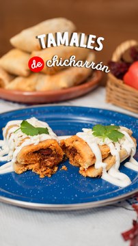 Cómo hacer tamales de chicharrón prensado, receta fácil