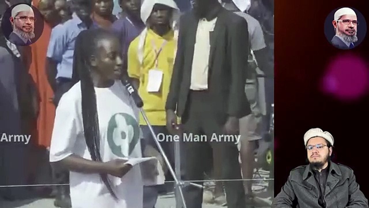 Keep Quite everyone Dr zakir naik losses control on Audience