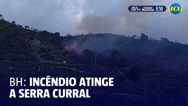 Incêndio na Serra do Curral é controlado pelos bombeiros