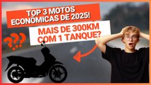 Top motos MAIS ECONÔMICAS de 2025: ESSES 3 MODELOS gastam menos combustível
