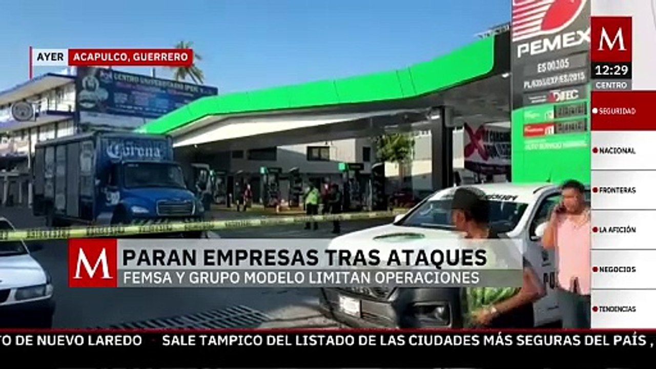 Femsa y Grupo Modelo limitan operaciones en Acapulco tras ataques contra choferes