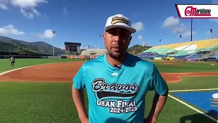 Final de la LVBP: Para Jesús Vargas estar como refuerzo en Bravos es una gran responsabilidad