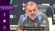 Tottenham 'playing with fire' by not making transfers - Postecoglou