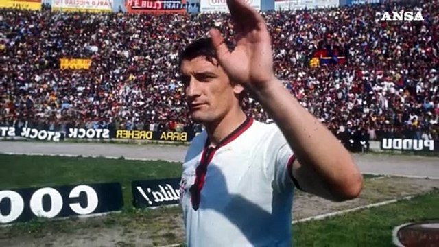 Un rombo di tuono tranquillo per ricordare Gigi Riva