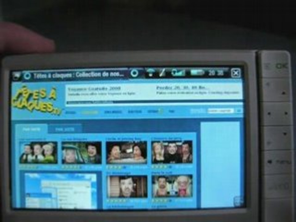 Internet Archos 605 Flash 9