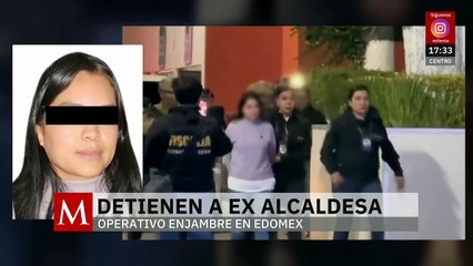 Detienen a María del Rosario 'N', exalcaldesa de Santo Tomás en operativo 'Enjambre'