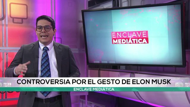 Controversia de Elon Musk, al hacer un saludo nazi en medio de un discurso ENCLAVE MEDIÁTICA 24-01-2025