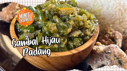 Resipi Sambal Hijau Padang, Gerenti Menjadi Sambalnya