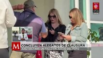 Concluyen alegatos de clausura en juicio de ‘Fofo’ Márquez; juez dictará un fallo