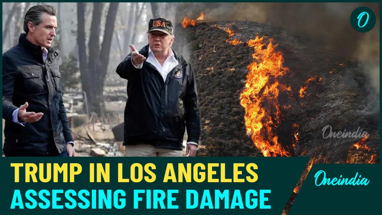 Trump rips California’s wildfire response and FEMA, as he tours LA's fire-ravaged areas