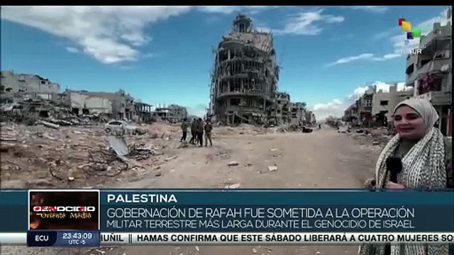 Gobernación de Rafah fue destruida por las operaciones militares de Israel