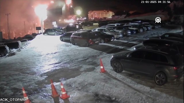 Kartalkaya’daki yangın faciasına ait yeni görüntüler ortaya çıktı! 