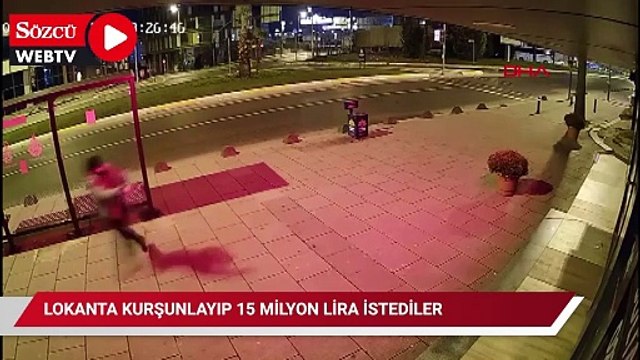 Lokanta kurşunlayıp 15 milyon lira isteyen çete yakayı ele verdi! O anlar kamerada