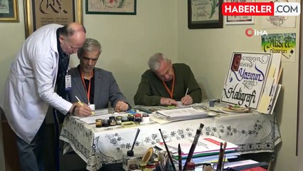 Trabzon'da Kaligrafi Kursuna Edebiyat Öğretmenlerinden Yoğun İlgi