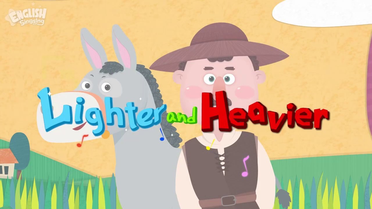 Lighter and Heavier + More Fairy Tales ｜ The Salt merchant and his Donkey ｜ English Song and Story