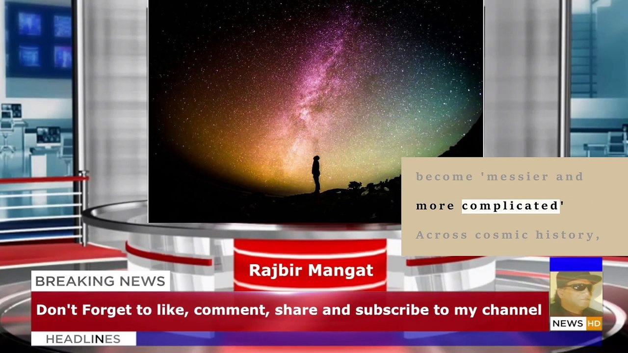 Cosmological data suggest the universe has become 'messier and more complicated'