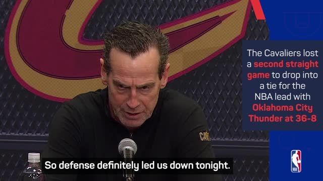 Defense 'definitely let Cavs down' in 76ers defeat - Atkinson