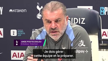 Postecoglou : "On joue avec le feu en ne recrutant personne"
