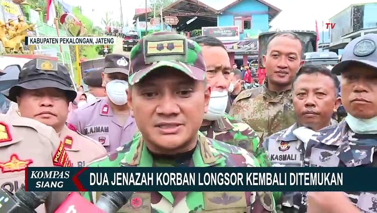 Tim Gabungan Evakuasi 2 Jenazah Korban Longsor Pekalongan, Total 25 Korban Tewas