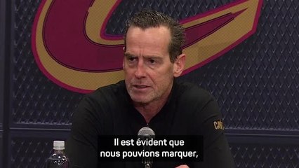 Cavs - Atkinson : "Nous n'avons jamais trouvé le moyen de les arrêter"