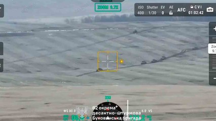 映像：ウクライナ空挺部隊がクルスク地域でロシアの戦車と3台の戦闘車両を撃破