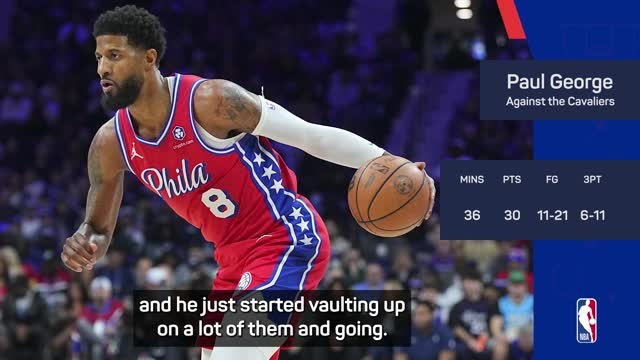 George 'more assertive' after poor start in Cavs win - Nurse