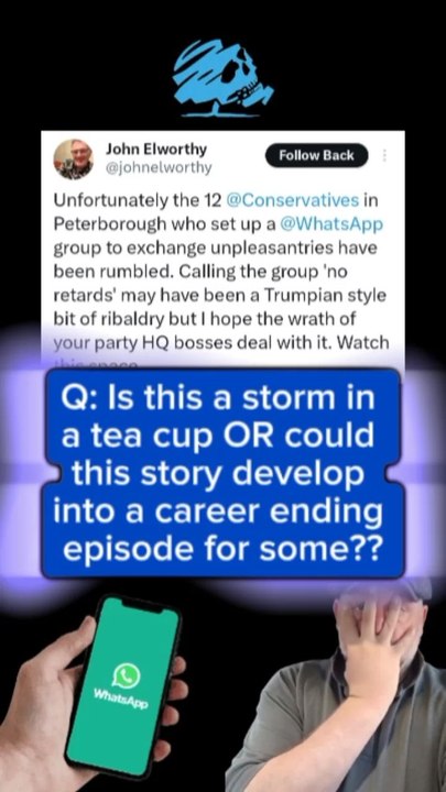 Some Tories in #Pboro could be in trouble!
