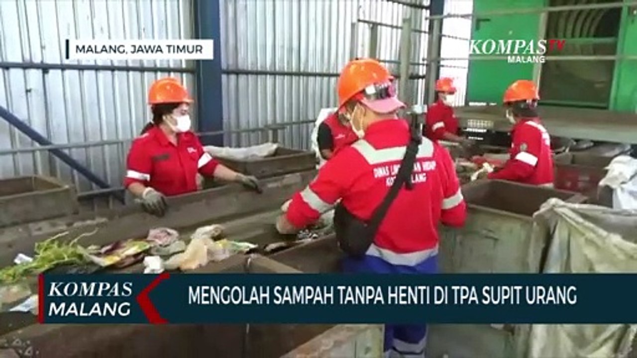 Ratusan Ton Sampah Masuk ke TPA Supit Urang Tiap Harinya