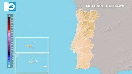 Entre domingo e segunda-feira a tempestade Herminia irá resultar em muita chuva, para Portugal continental