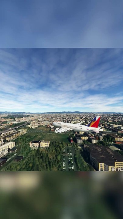 Awesome Touchdown Philippines A320neo at Stavanger Airport (ENZV), Stavanger, Norway