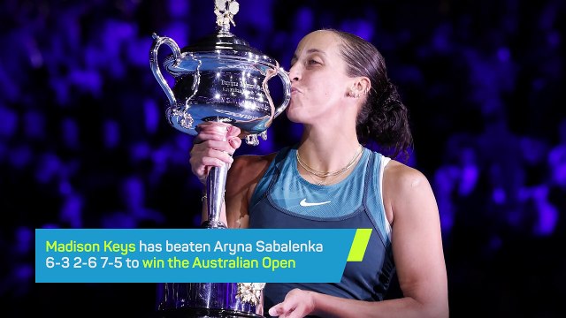 Breaking News: Madison Keys wins Australian Open
