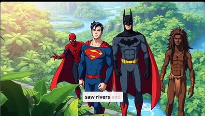 Superman, The Batman, The Incredible Hulk, Spider Man, Tarzan, King Kong Story