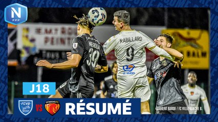J18 | FC Villefranche B. – Le Mans FC (0-3)
