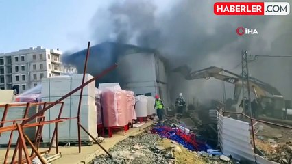 Hatay'da Konteyner Yatakhanede Yangın: Korku Dolu Anlar