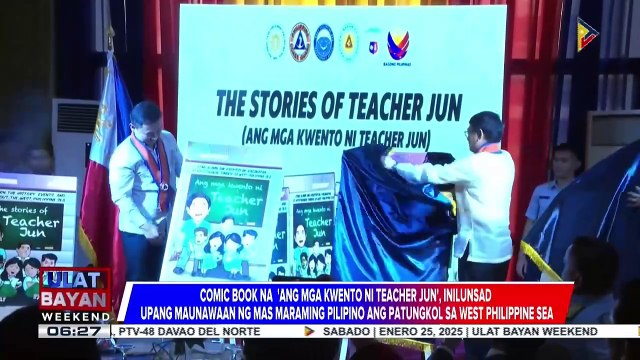 Comic book na 'Ang mga Kwento ni Teacher Jun,' inilunsad para maunawaan ng mas maraming Pilipino ang patungkol sa West PH Sea