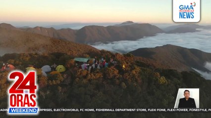 Sea of clouds at mossy forest, masisilayan sa Mt. Napulauan | 24 Oras Weekend