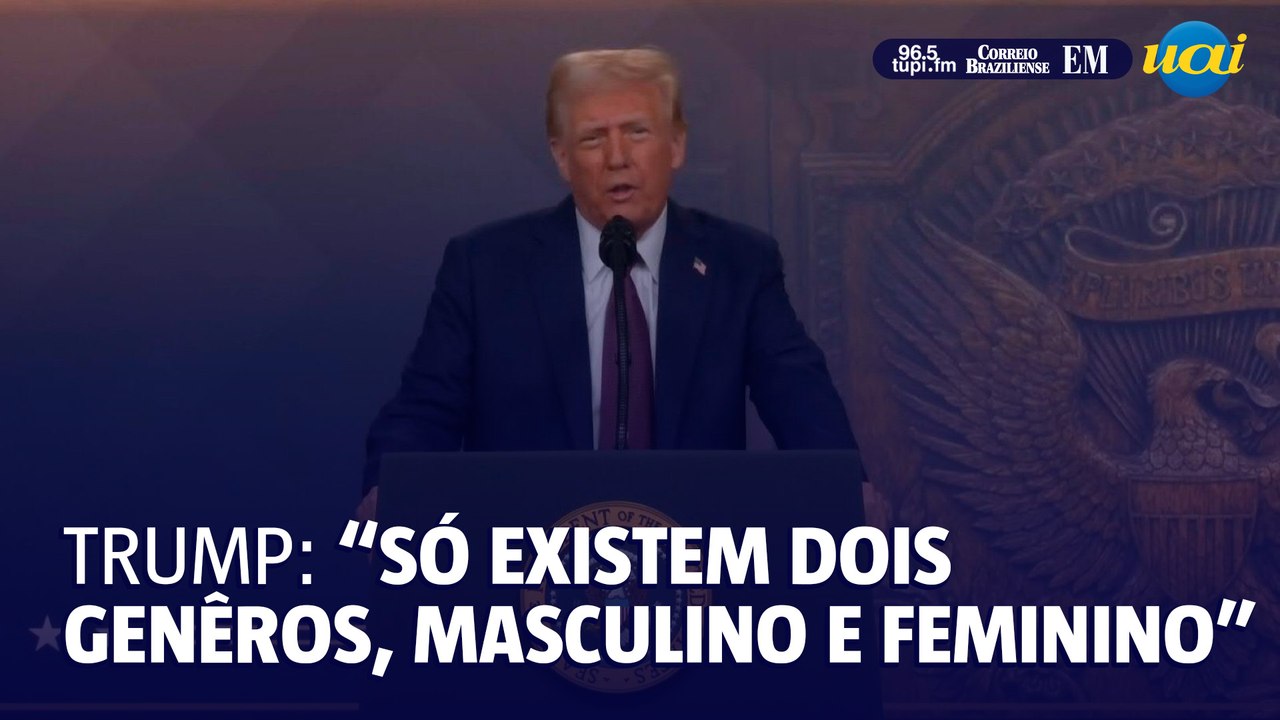 Trump afirma: “Só existem dois gêneros, masculino e feminino”