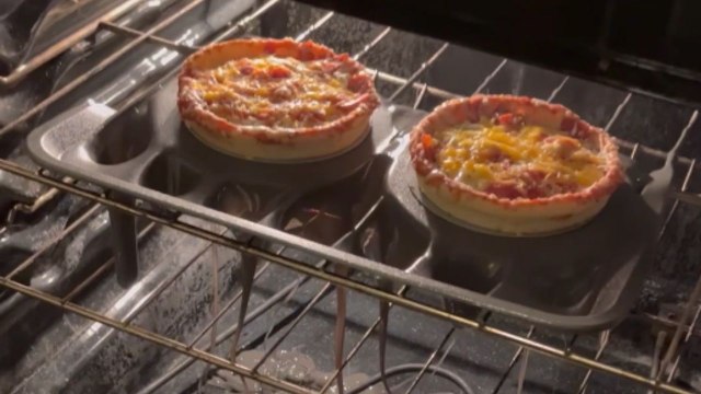 Kitchen disaster: Roommate tries baking frozen pizza on a plastic tray that melts