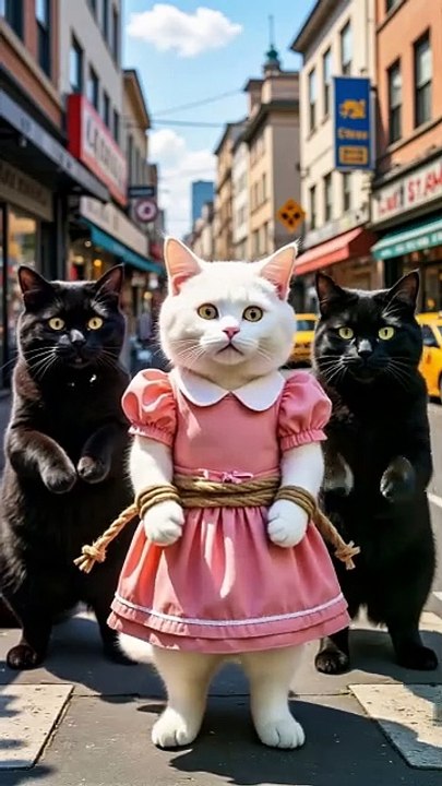 Cute kitten kidnapped