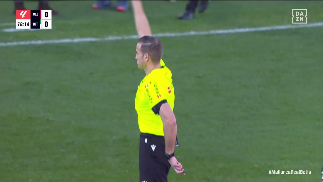 Mallorca - Real Betis: Rote Karte für in der 73. Minute