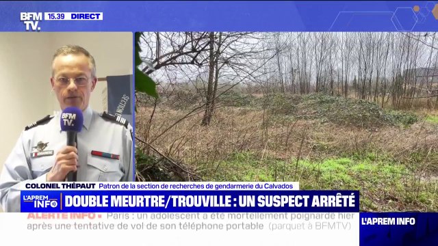 Double meurtre à Trouville: L'individu intercepté correspond en tout point au signalement , affirme le colonel Thépaut, patron de la section de recherches de la gendarmerie du Calvados