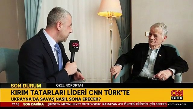 Kırım Tatarları lideri CNN TÜRK'te: Ukrayna'da savaş nasıl sona erecek?