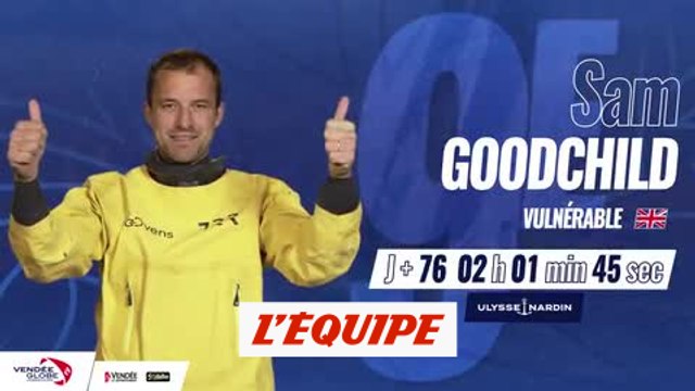 Goodchild (Vulnérable) termine à la 9e place - Voile - Vendée Globe