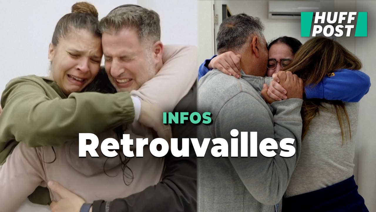 Les images des retrouvailles des soldates israéliennes avec leurs familles