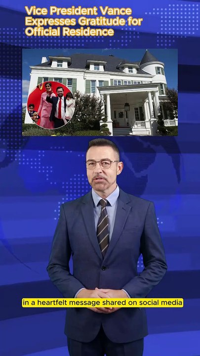 Vice President Vance Thanks Americans for Official Residence