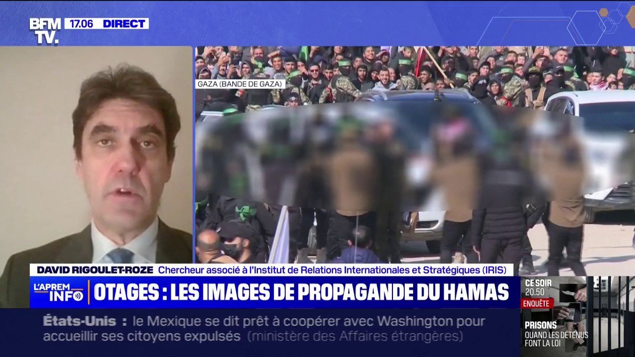 Prisonniers palestiniens libérés: "C'est une victoire du Hamas en termes de communication", estime David Rigoulet-Roze, chercheur associé à l'IRIS