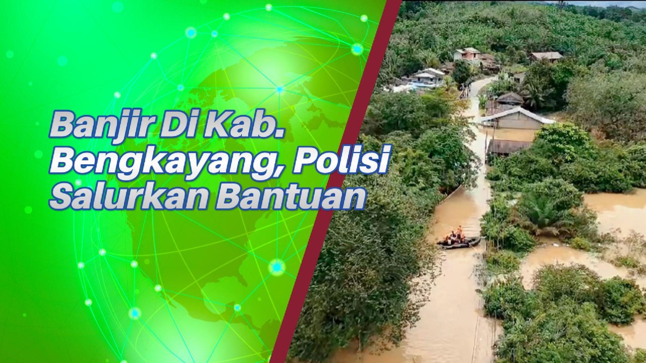 Banjir Di Kabupaten Bengkayang Polisi Salurkan Bantuan