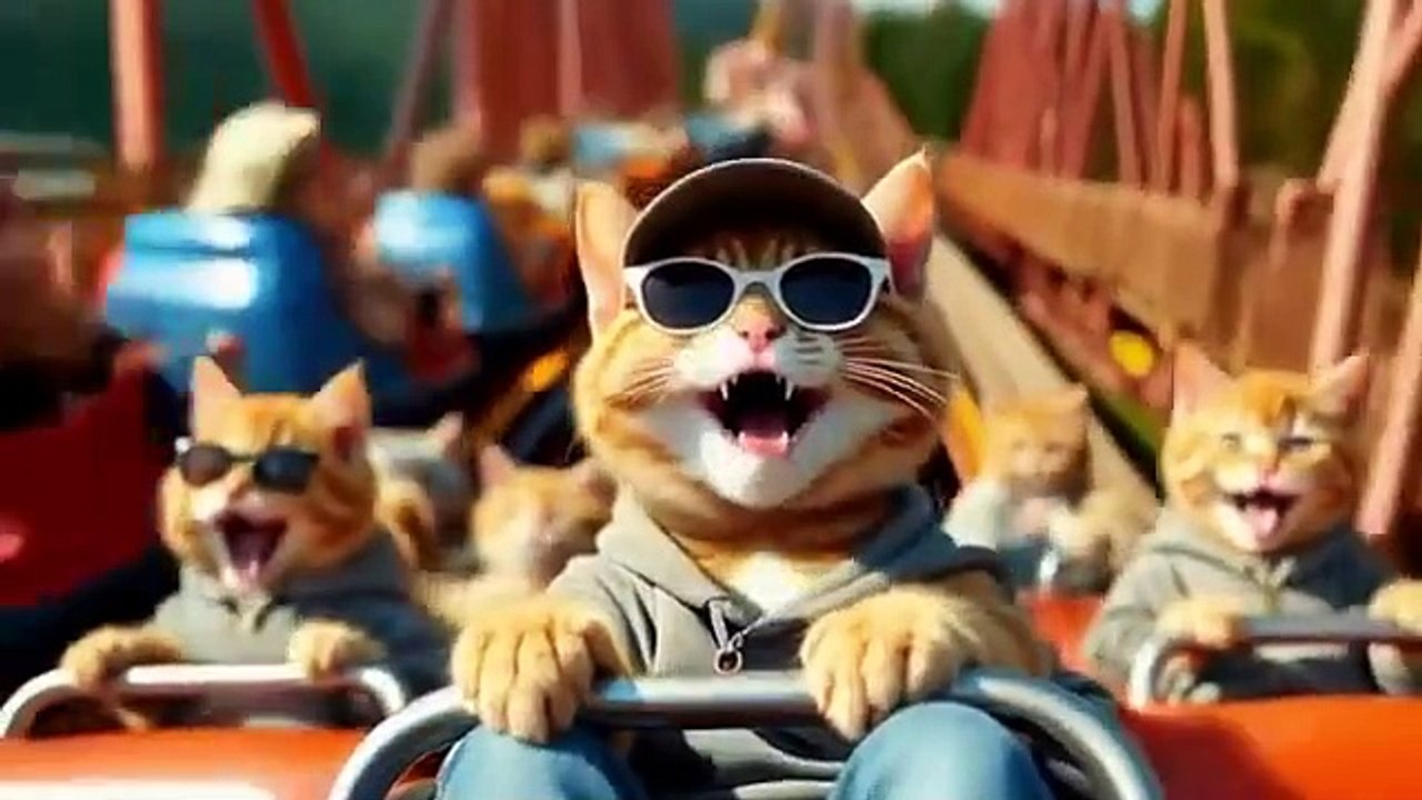 Cats at the Amusement Park