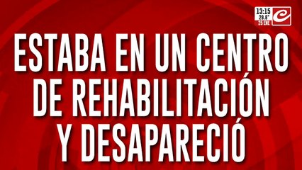 Estaba en un centro de rehabilitación y desapareció... ¿dónde está Matías?